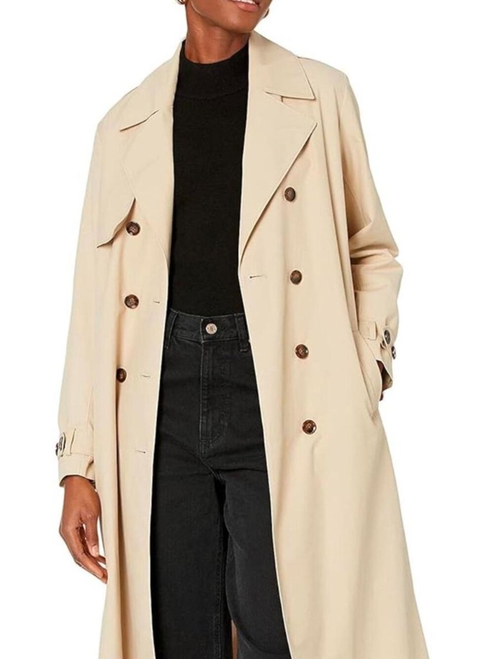 Noa Noa Women's Tan and Cream Coat